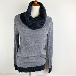 LOFT Tops - Loft | Women’s Gray Cowlneck Sweater Med Top |1573 LOFT Tops - Loft | Women’s Gray Cowlneck Sweater Med Top |1573